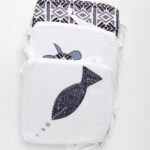 Grey White Baby Bumper