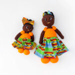 Crochet Orange Doll